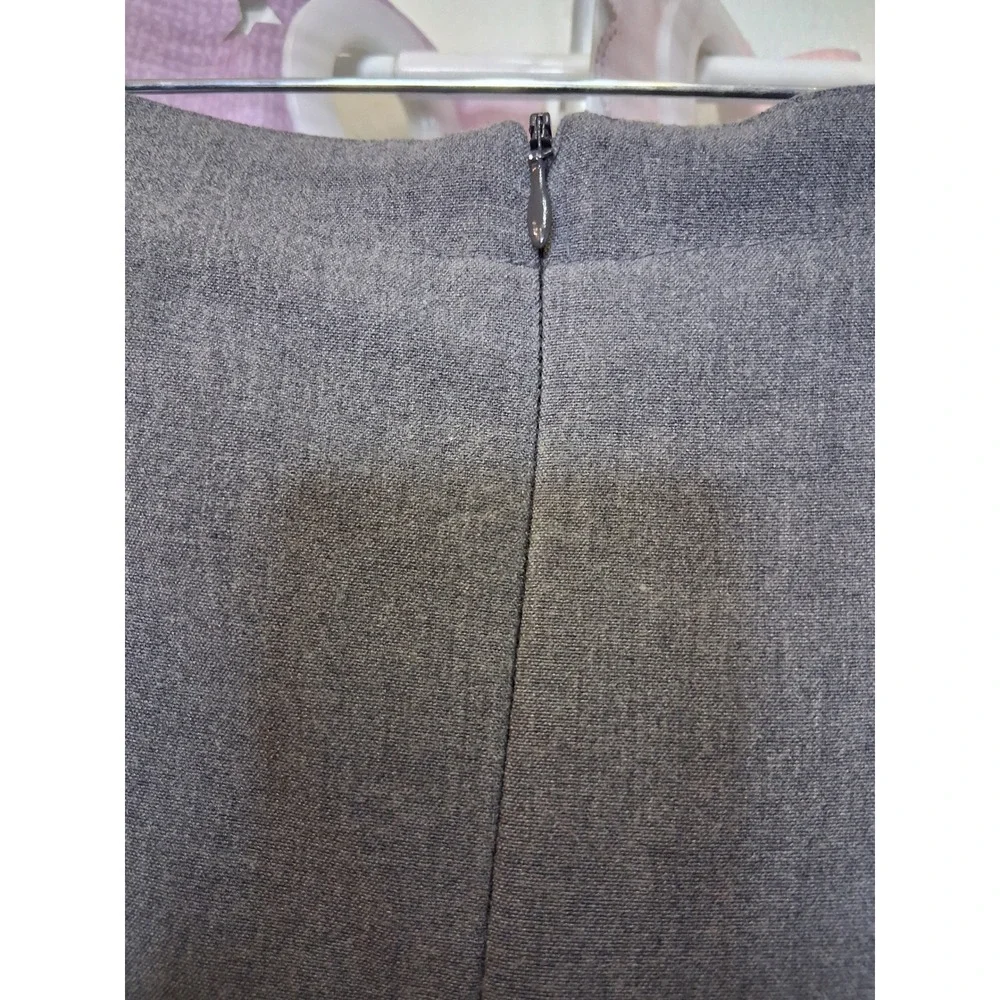 Charcoal Gray Boho Maxi Skirt Wood Bead Drawstring Detail and Hidden Zipper 1110
